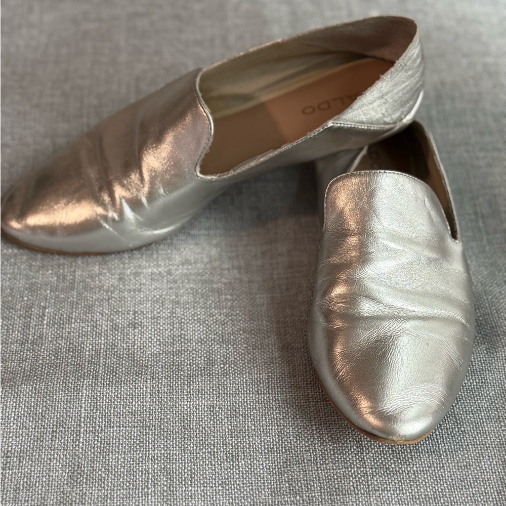 Aldo Silver Georgienne Loafers